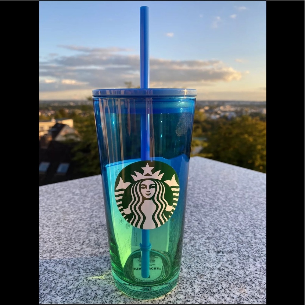 Starbucks EU Ombre Glass Tumbler Extremely Rare!